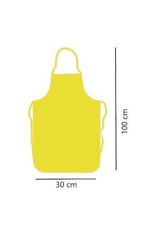 Omniclean Sarı Askılı Mutfak Bulaşık Önlüğü Lamineli 50 x100 cm