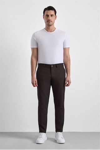 Süvari Koyu Kahve Slim Casual Pantolon Pn2020500745-kh9