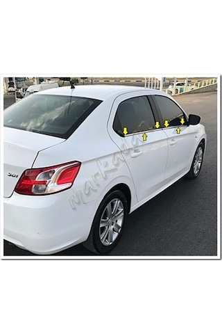 Db Chrome Peugeot 301 Cam Çıtası Nikelajı 2012 Sonrası 4 Parça P.