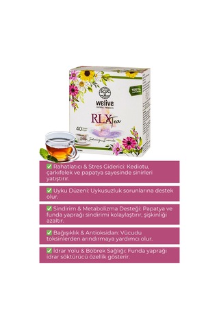 Rlx Tea 40'lı Süzen Çay