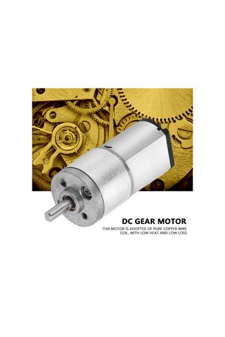 Fosenze 12v 30rpm Yüksek Doğruluklu Metal Dişli Dc Redüksiyon Motoru - Yüksek Tork, Düşük Gürültü, Uzun Ömürlü Bakır Bobinli 16ga030