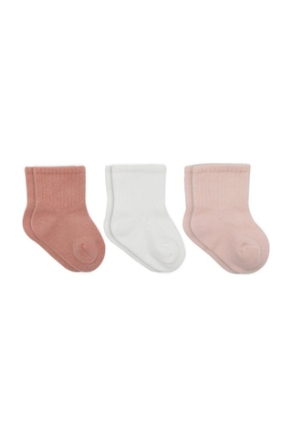 Bistyle 3'lü Dikişsiz Çorap 10138 Ekru-pembe