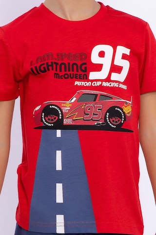 Cars Lisanslı Piston Cup Racing Series Kırmızı Erkek Çocuk Eşofman Takımı 5274-28954 Kırmızı