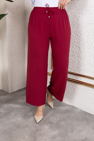 Beli Lastikli Salaş Ayrobin Pantolon - Vişne Çürüğü / A0103 Vişne Çürüğü