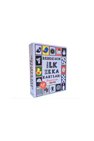 0-12 Ay Bebekler için Eğitici Zeka Kartları Flash Cards