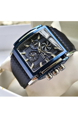 Raymond Swıss 8309 Gümüş Lacivert Erkek Kol Saati