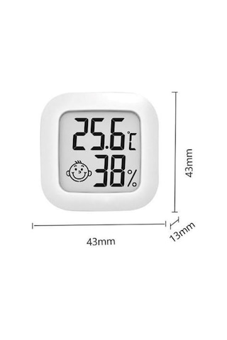 Ys28 Mini Dijital Termometre Ve Nem Ölçer -20 C +60 C
