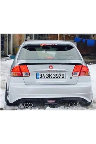 Honda Civic Vtec2 2001-2005 Oem Spoiler Pianoblack