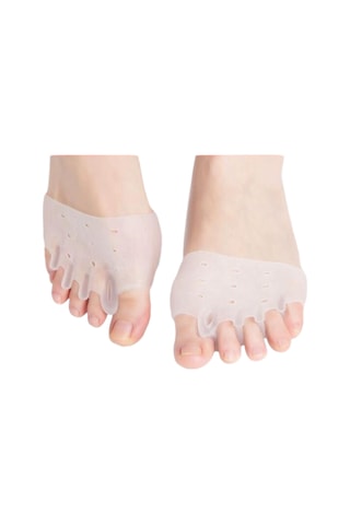 Akestoria Med Makaralı Pedli Silikon 5 Parmak Ayırıcı Kemik Koruyucu Silikon Makaralı Pedi Fc-048 Standart