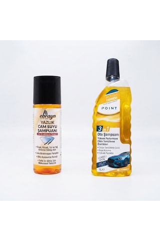 Northcity Cilalı Konsantre Oto Şampuanı 1 Litre Ve Oto Cam Suyu Şampuanı 40 Ml 1 Adet