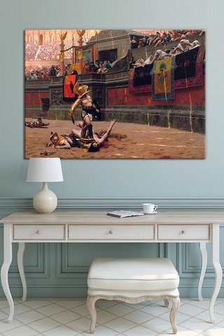 Jean Leon Gerome Pollice Verso Kanvas Tablo 35 x 50