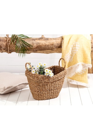 Madame Coco Delle Küçük Hasır Sepet 1ksept043434x26x6cm-std