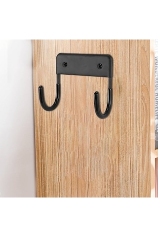 Dancemonkey Ütü Masası Tutucu Askısı, Kancası, Siyah Altın Mat Küçük, Ev Dekorasyonu İçin Altın