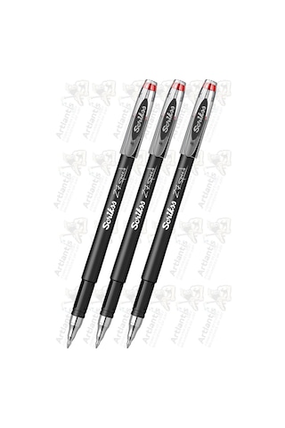 Kırmızı Pilot Kalem Speed 27 3 Adet Scrikss Pilot Kalem 0.7 Mm Roller Uçlu Pilot Kalem İnce Uçlu Likit Mürekkepli Pilot Kırmızı