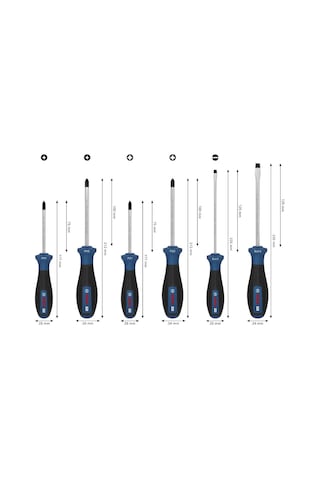 Bosch Pro Ph/pz/sl 6'lı Tornavida Seti 1600a039pd