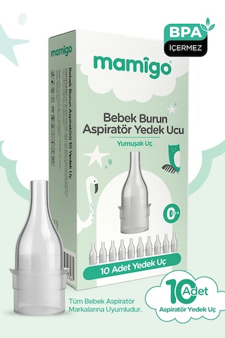 Burun Aspiratörü Yedek Uç 10 Adet Tüm Markalara Uyumlu