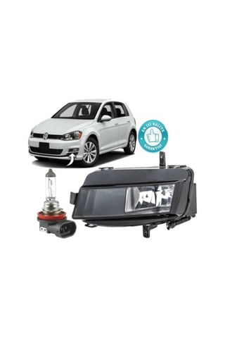 Vager Vw Golf 7 2012-2017 Sis Farı Aydınlatması Işığı Sol Taraf Ampüllü
