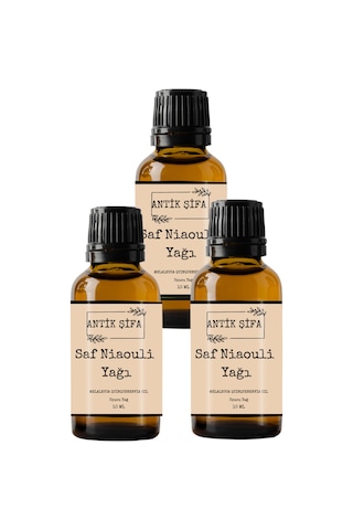 %100 Saf Nioli Uçucu Yağ - Seyreltilmemiş Niaouli Yağı 3 X 10 Ml 20 ML