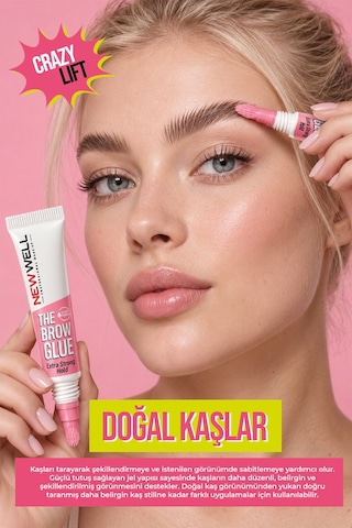 The Brow Glue Crazy Lift Extra Strong Hold Kaş Sabitleyici Jel 7 Ml 0