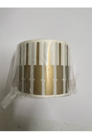 Kuyumcu Yüzük Etiketi Gold Renk P.p Opak 54mm X 9mm