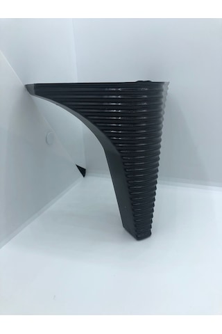 DEKORATİF, 15 CM SİYAH PLASTİK BAZA,KOLTUK,MOBİLYA AYAĞI (4 ADET)