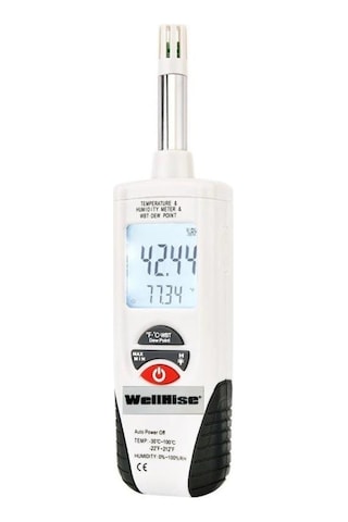 Wellhise Ht-350 Termometre Sıcaklık Ve Nem Ölçer Wl-017