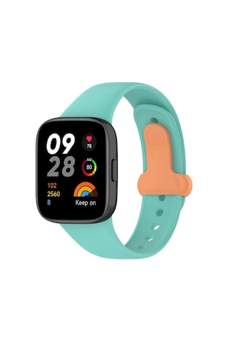 Xiaomi Redmi Watch 3 Origin Silikon Kordon Saat Değildir - Turkuaz