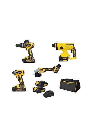 Rtrmax SET054 Akülü 4'lü Kombo Set
