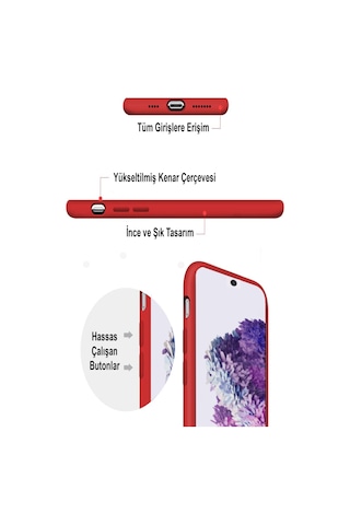 Samsung Galaxy Uyumlu A01 Kılıf İçi Kadife Lansman Silikon Kapak