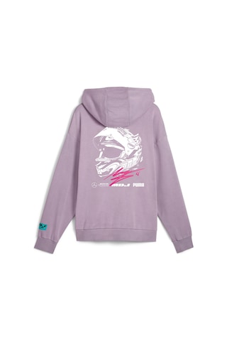 Puma Mercedes - Amg Petronas Motorsport X Mdj Grafik Kapüşonlu Sweatshirt 627837 04 Mor