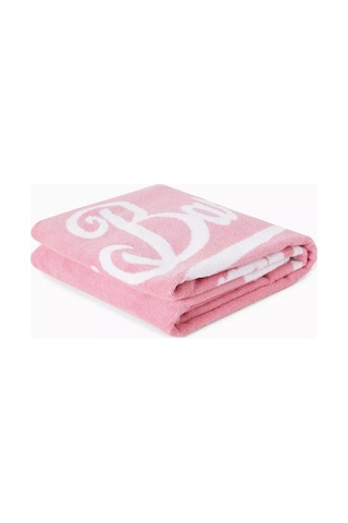 Mc2 Saint Barth Logo Plaj Havlusu Yumuşak Pamuk, Pastel Pembe Yaz Şıklığı