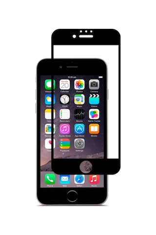 Apple Uyumlu iPhone 7/8 Siyah Mat Seramik Nano Kırılmaz Ekran Koruyucu - Anti Static - Parmak İzi Bırakmaz