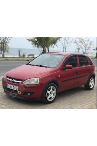Opel Corsa C Cam Rüzgarlığı Parlak Siyah