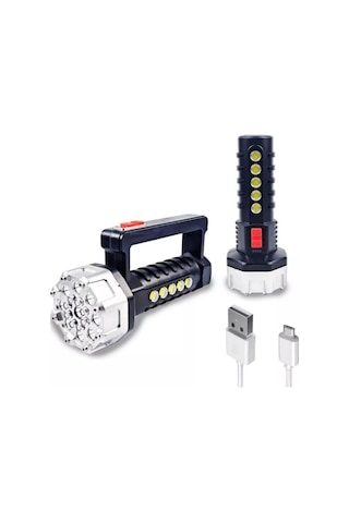 P-17 17+5 Cob Ledli Işıldak Fener