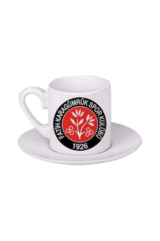 Fatih Karagümrük Spor Türk Kahvesi Fincanı Beyaz