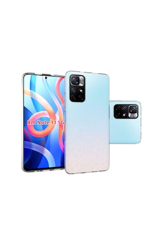 Poco M4 Pro 5g Kılıf Süper Silikon Kapak - Renksiz Renksiz Renksiz