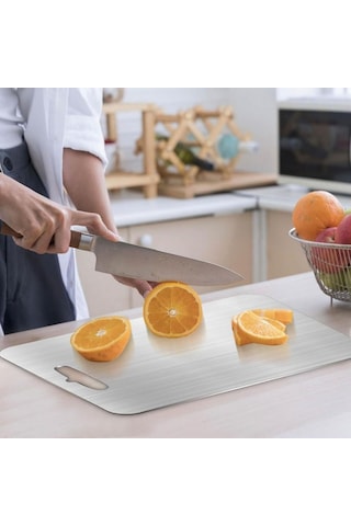 Cvs Dn 00137 Paslanmaz Celık Kesme Tahtası Metal