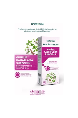 Holistrakt - Melisa, Passiflora Ve Rhodiola İçeren Sıvı Ekstrat 250 Ml