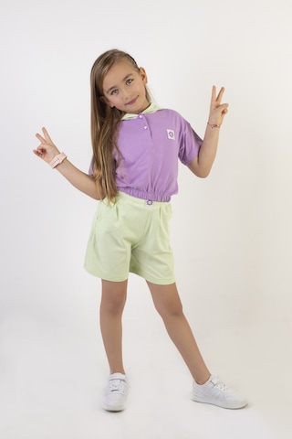 Harika Kids Kız Çocuk Kapşonlu Şortlu Alt-üst Takım 001