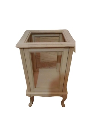 Gümüşlük KARE MODEdL 78 cm HAM Kayın Lükens Aslan ayak  İtinalı paket ve kargo Kutu da sevk El Yapım