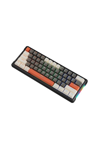 K610 Kablolu Kırmızı Switch Mekanik Oyuncu Klavyesi-61 Tuş Rgb-hot Swap