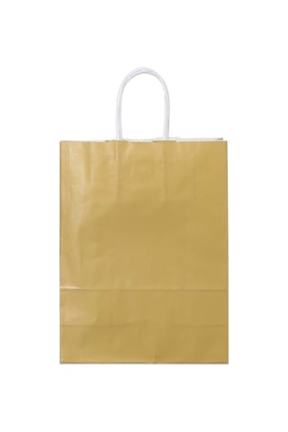 18x24x8 Gold Saplı Kağıt Çanta 25 Adet