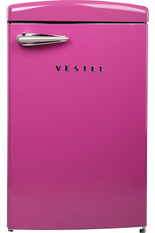 Vestel Retro SB14111 122 L Statik Buzdolabı Pembe