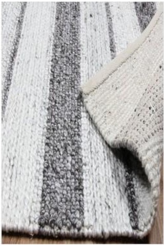 Eko Halı Jade J395 Natural Grey Xw İthal Örgü El Dokuma Yün Halı Gri