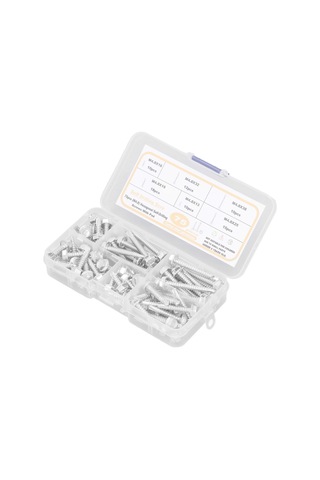 75 Adet M4.8 Hex Vidası Metal İçin Kaiyi Standart