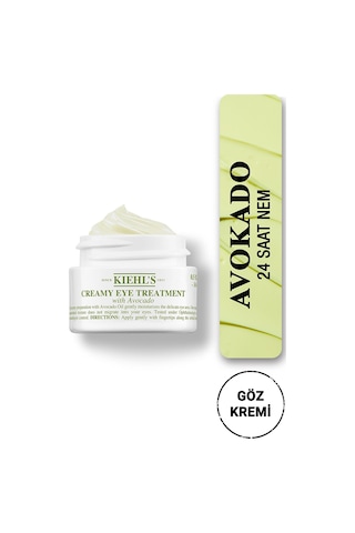 Kiehl's Creamy Eye Treatment Avokado ile Yoğun Nemlendiren Göz Kremi 14 ML
