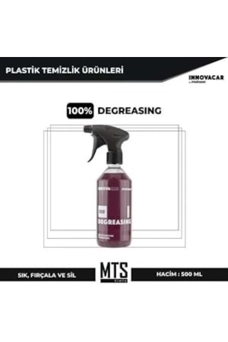 Innovacar 100% Degreasıng Anti Statik Çok Amaçlı Temizleyici Yağ Çözücü Konsantre 500 Ml