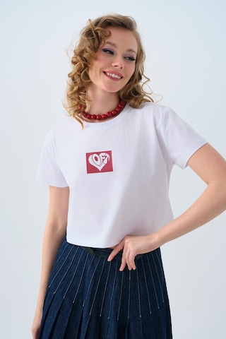 Loft Kadın Tişört Lf2039226 Beyaz