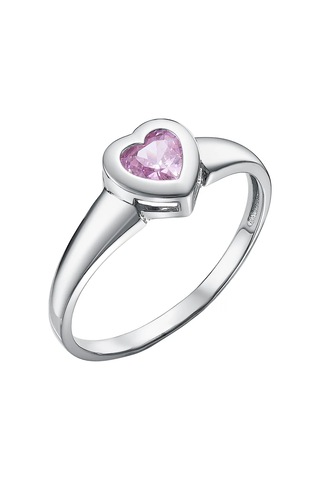 Main Dizzain 925 Gümüş Kalp Yüzük 51889765 Gri