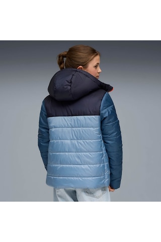 Puma Essentıals Genç Kapüşonlu Mont 685226 34 Mavi